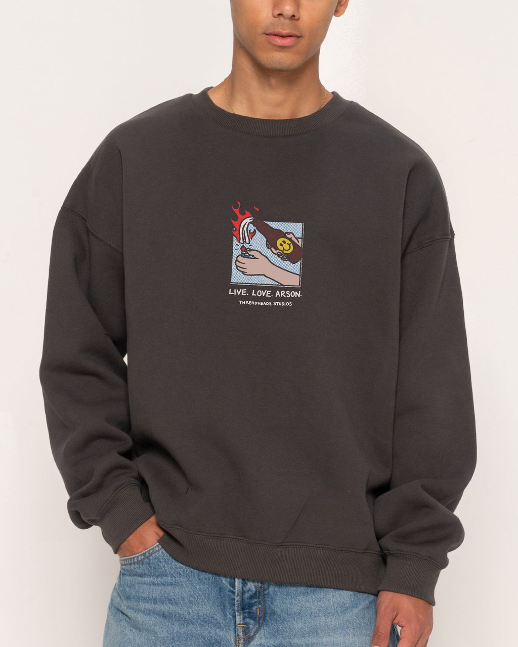 Live. Love. Arson - Adult & Kids T-Shirts, Sweatshirts & Hoodies apparel design preview 1