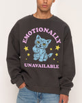 Emotionally Unavailable Cat - Adult & Kids T-Shirts, Sweatshirts & Hoodies apparel design preview 1