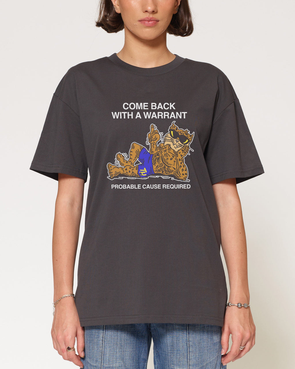 Come Back With A Warrant - Adult & Kids T-Shirts, Sweatshirts & Hoodies apparel design preview 1
