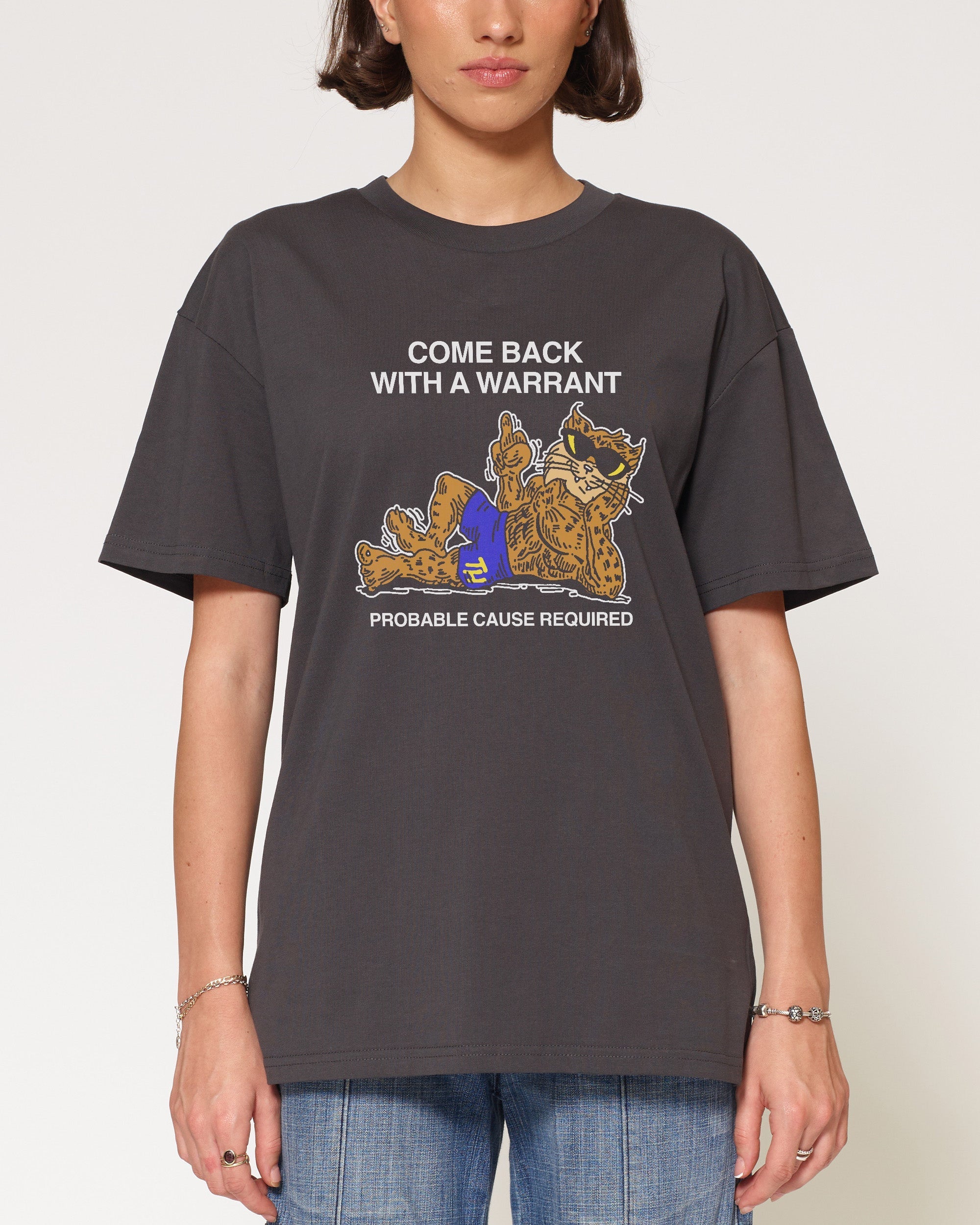 Come Back With A Warrant - Adult & Kids T-Shirts, Sweatshirts & Hoodies apparel design preview 1