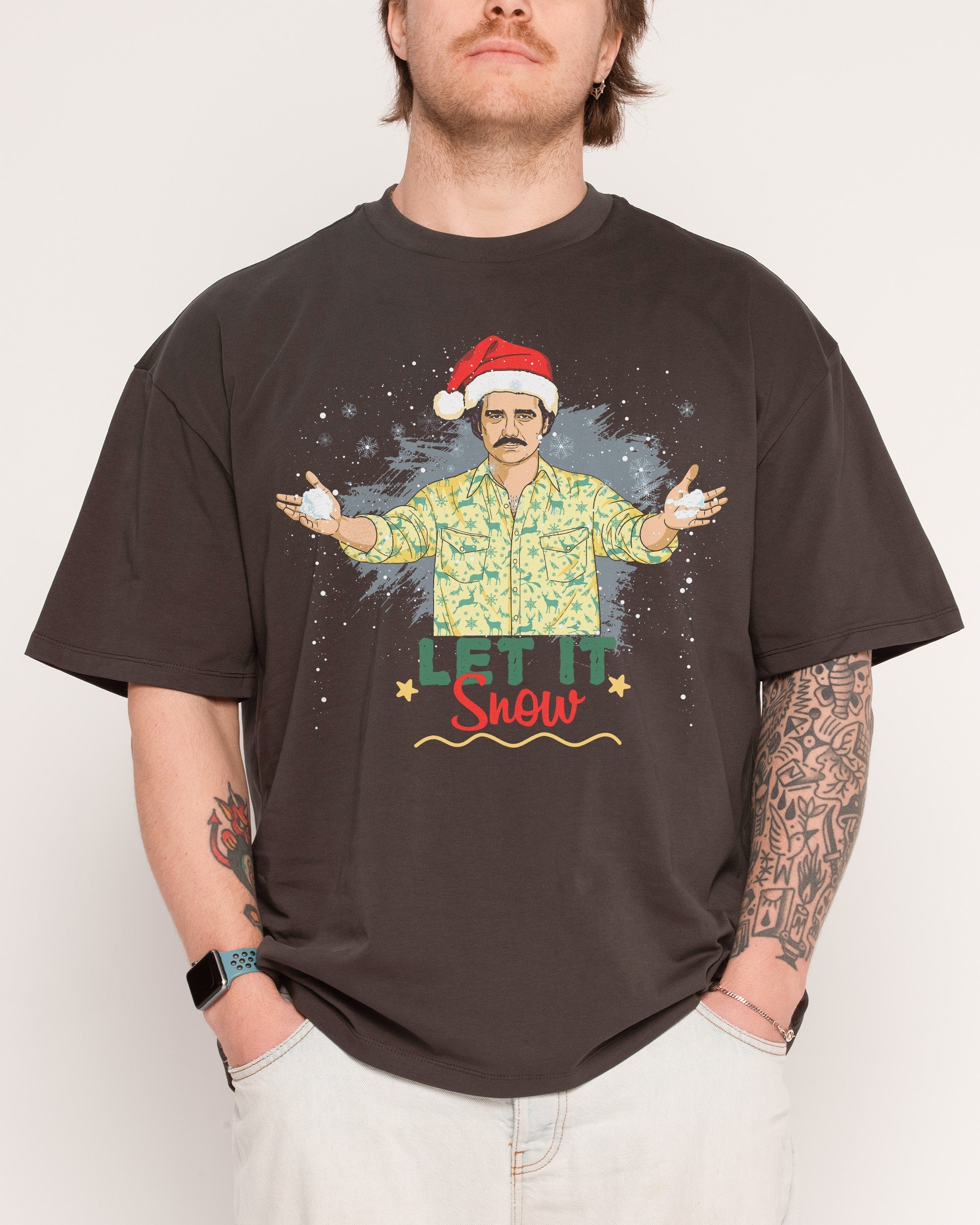 Let it Snow Oversized - Adult & Kids T-Shirts, Sweatshirts & Hoodies apparel design preview 1
