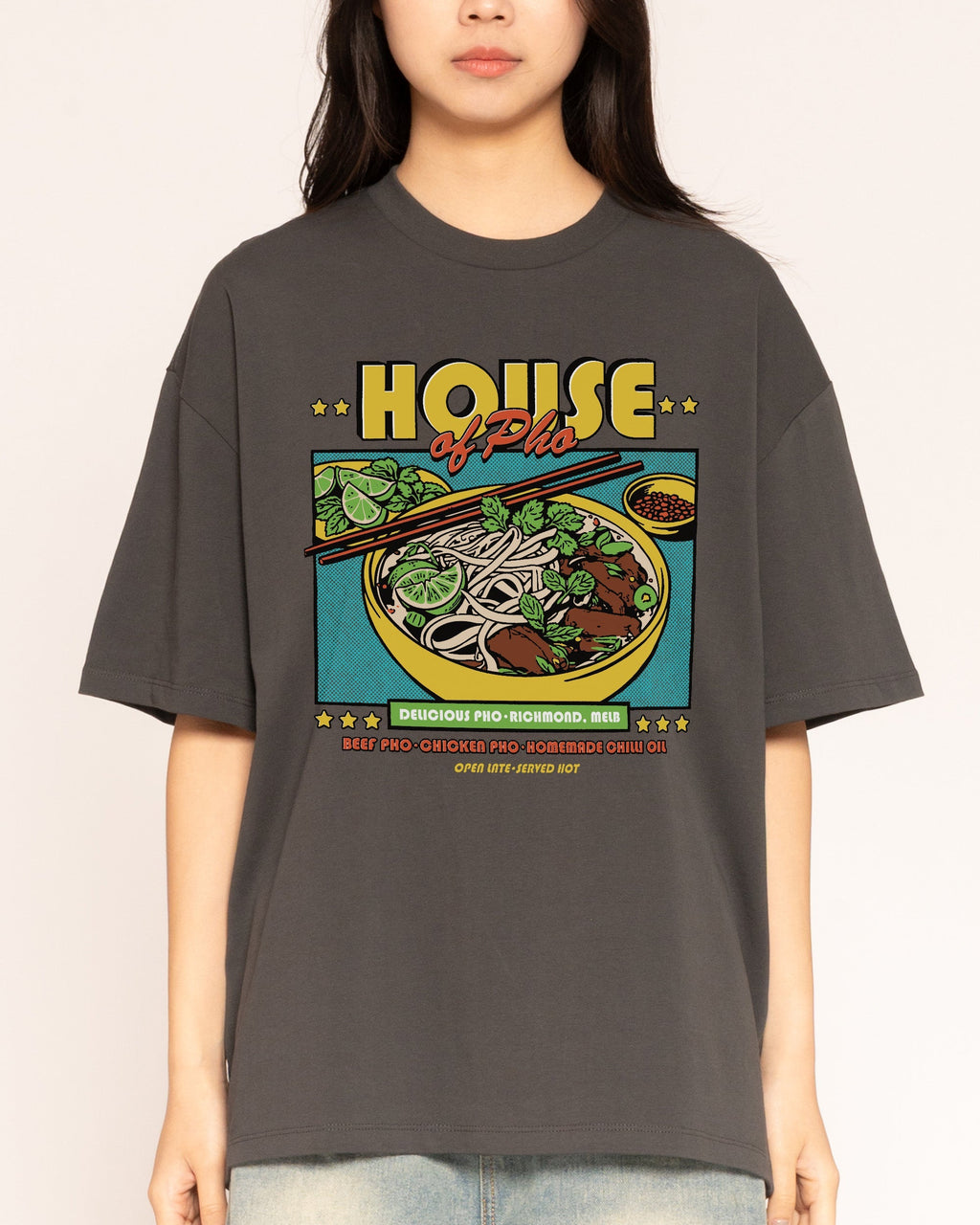 House of Pho Oversized - Adult & Kids T-Shirts, Sweatshirts & Hoodies apparel design preview 1
