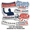 Charlie Kirk We Will Be Donating $7 000 TP USA Heavy - Adult & Kids T-Shirts, Sweatshirts & Hoodies apparel design preview 1