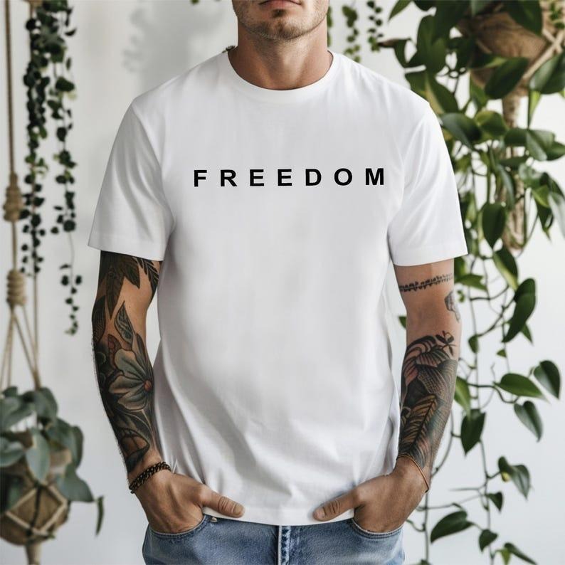 Charlie Kirk Freedom Conservative Politic Activist - Adult & Kids T-Shirts, Sweatshirts & Hoodies apparel design preview 1