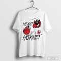 Charlotte Hornets Heart Of A Hornet - Adult & Kids T-Shirts, Sweatshirts & Hoodies apparel design preview 1