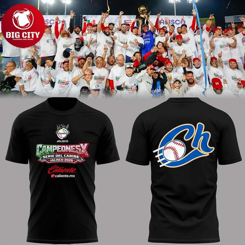 Charros de Jalisco Campeones Serie del Caribe 2026 - Adult & Kids T-Shirts, Sweatshirts & Hoodies apparel design preview 1