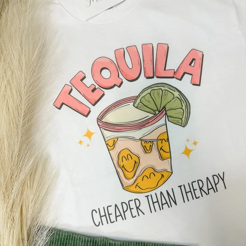 Cheaper Than Therapy Top - Adult & Kids T-Shirts, Sweatshirts & Hoodies apparel design preview 1