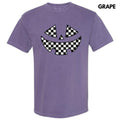 Checker Jack O Lantern Face Comfort Colors 'NLB' - Adult & Kids T-Shirts, Sweatshirts & Hoodies apparel design preview 1