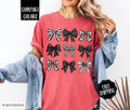 Checkered Bows Comfort Colors Coquette Black Bow Cute - Adult & Kids T-Shirts, Sweatshirts & Hoodies apparel design preview 1