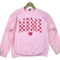 Checkered Mama Gildan LIGHT PINK - Adult & Kids T-Shirts, Sweatshirts & Hoodies apparel design preview 1