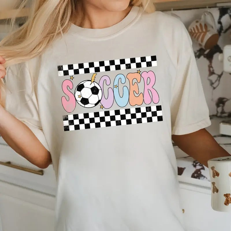 Checkered Soccer DTF Transfers THIS IS NOT - Adult & Kids T-Shirts, Sweatshirts & Hoodies apparel design preview 1