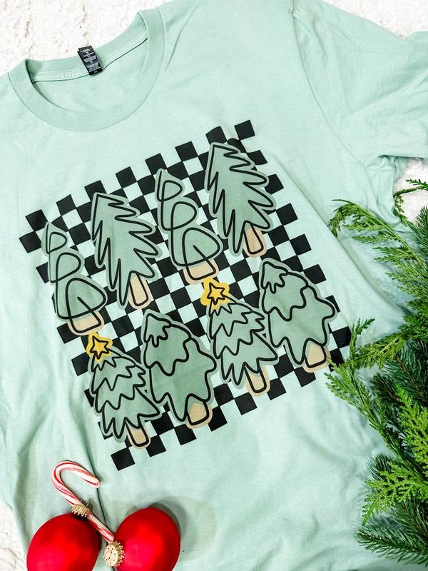 Checkered Tree - Adult & Kids T-Shirts, Sweatshirts & Hoodies apparel design preview 1
