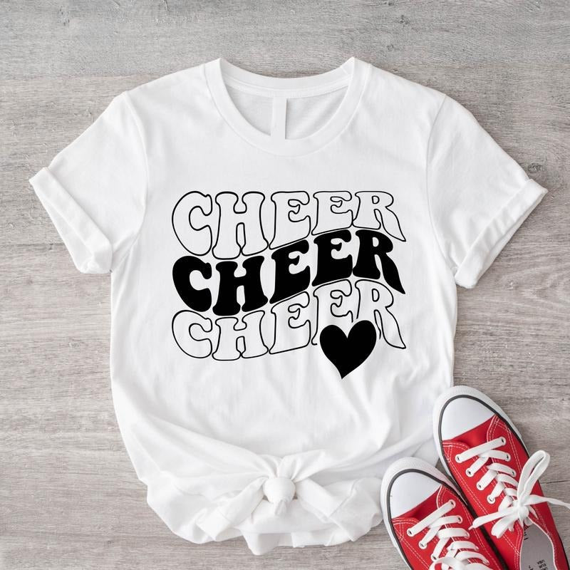 Cheer Cheerleading Matching Squad Sport Team Support - Adult & Kids T-Shirts, Sweatshirts & Hoodies apparel design preview 1