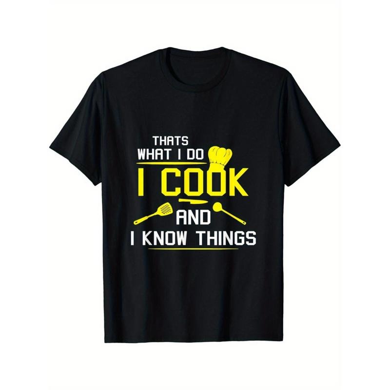 [Chef Geek Cotton 1pc Casual Crew Neck Striped - Adult & Kids T-Shirts, Sweatshirts & Hoodies apparel design preview 1