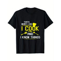 [Chef Geek Cotton 1pc Casual Crew Neck Striped - Adult & Kids T-Shirts, Sweatshirts & Hoodies apparel design preview 1