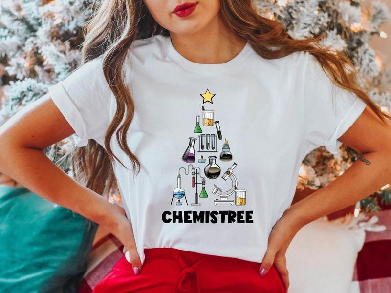 Chemistree Chemistry Teacher Chemical X Mas Party - Adult & Kids T-Shirts, Sweatshirts & Hoodies apparel design preview 1
