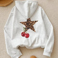 Cherry Star Print Casual Hooded Daily Outdoor Fall - Adult & Kids T-Shirts, Sweatshirts & Hoodies apparel design preview 1