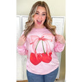 Cherry Bow - Adult & Kids T-Shirts, Sweatshirts & Hoodies apparel design preview 1