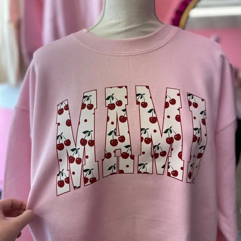 Cherry Mama Gildan - Adult & Kids T-Shirts, Sweatshirts & Hoodies apparel design preview 1