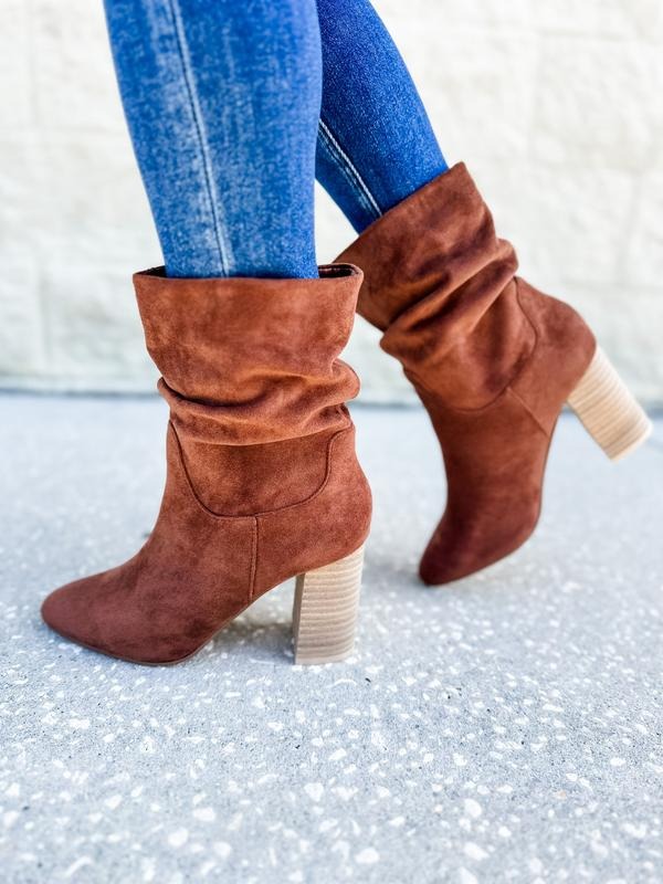 Chestnut Darby Slouchy Bootie - Adult & Kids T-Shirts, Sweatshirts & Hoodies apparel design preview 1