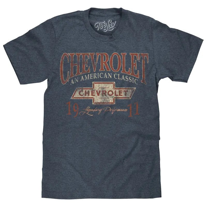 Chevrolet: American Classic Indigo - Adult & Kids T-Shirts, Sweatshirts & Hoodies apparel design preview 1
