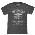Chevrolet American Made Muscle Gray - Adult & Kids T-Shirts, Sweatshirts & Hoodies apparel design preview 1