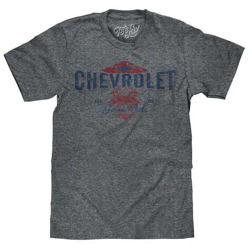 Chevrolet Genuine Parts Gray - Adult & Kids T-Shirts, Sweatshirts & Hoodies apparel design preview 1