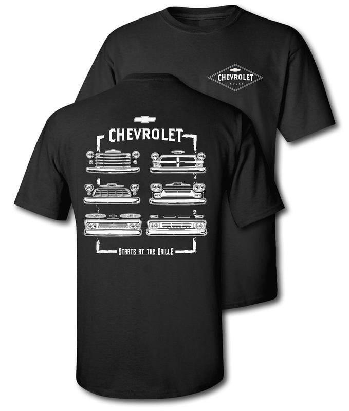 Chevrolet Vintage Grille Classic Chevy Truck Car - Adult & Kids T-Shirts, Sweatshirts & Hoodies apparel design preview 1