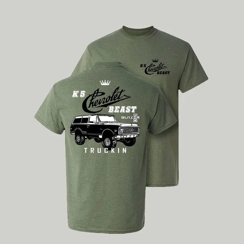 Chevy Trucks K5 Blazer King Vintage Ultra Cotton - Adult & Kids T-Shirts, Sweatshirts & Hoodies apparel design preview 1