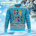 Chibis Power Rangers Ugly Christmas Sweater - Holiday Gift product image