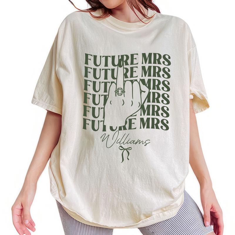 ChicCotton Custom Future Mrs Comfort Colors - Adult & Kids T-Shirts, Sweatshirts & Hoodies apparel design preview 1