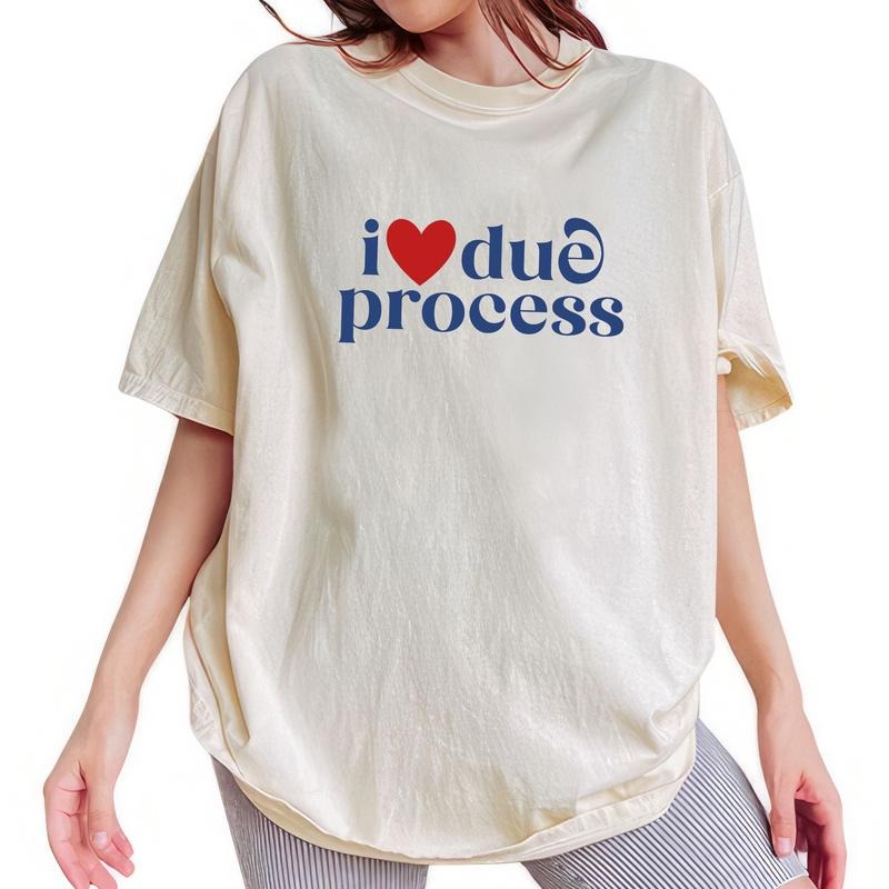 ChicCotton I Love Due Process Comfort Colors Human - Adult & Kids T-Shirts, Sweatshirts & Hoodies apparel design preview 1