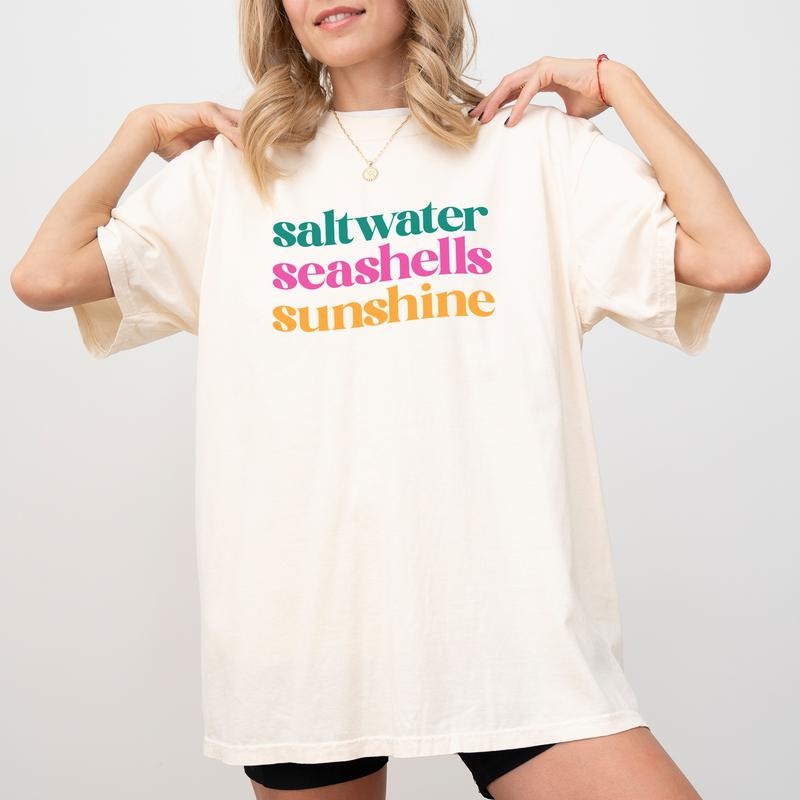 ChicCotton Saltwater Seashells Sunshine Comfort - Adult & Kids T-Shirts, Sweatshirts & Hoodies apparel design preview 1