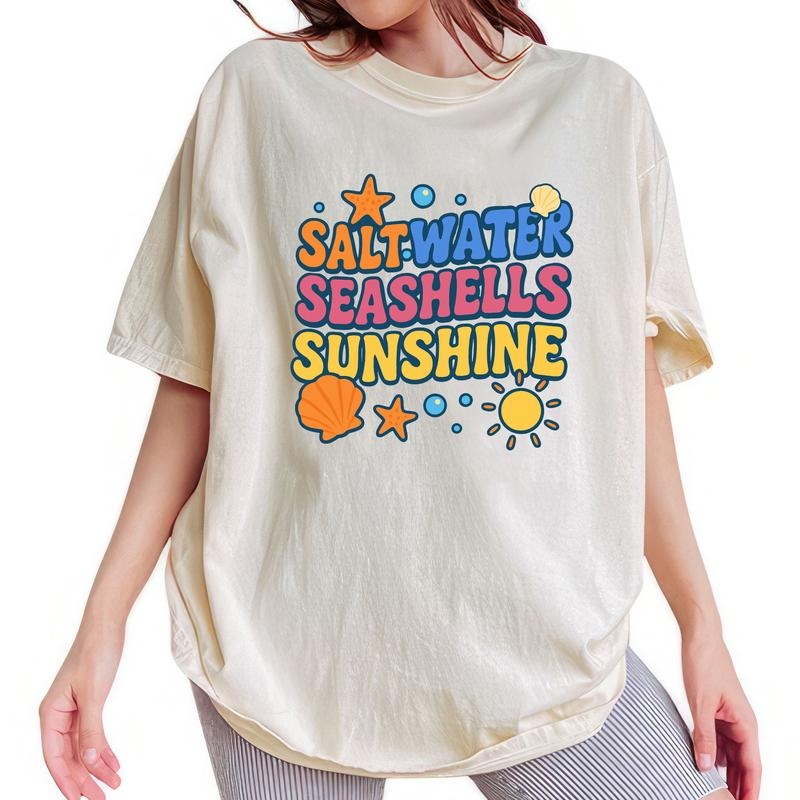 ChicCotton Saltwater Seashells Sunshine Comfort - Adult & Kids T-Shirts, Sweatshirts & Hoodies apparel design preview 1