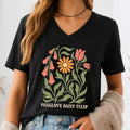 ChicCotton Subtle FDT Vintage Foxglove Daisy Tulip - Adult & Kids T-Shirts, Sweatshirts & Hoodies apparel design preview 1