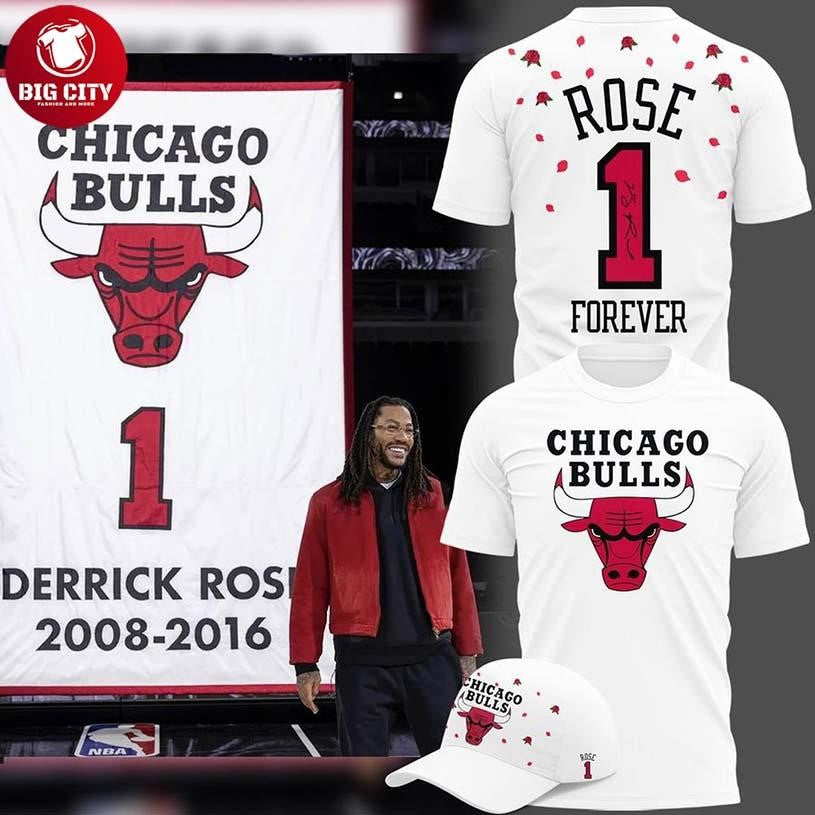Chicago Bulls D-Rose 2026 Derrick Rose 2028-2026 Two - Adult & Kids T-Shirts, Sweatshirts & Hoodies apparel design preview 1
