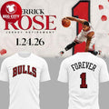 Chicago Bulls Derrick Martell Rose Retirement 2026 - Adult & Kids T-Shirts, Sweatshirts & Hoodies apparel design preview 1
