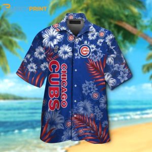 Chicago Cubs Casual Summer Tropical Hawaiian - Adult & Kids T-Shirts, Sweatshirts & Hoodies apparel design preview 1