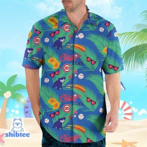 Chicago Cubs Hawaiian Hot Summer 2024 - Adult & Kids T-Shirts, Sweatshirts & Hoodies apparel design preview 1