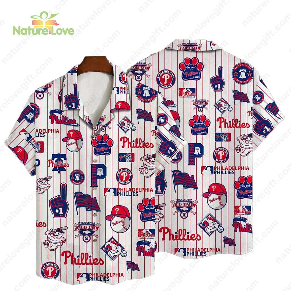 Chicago Cubs Logo Summer Hawaiian MLB Gift for Fans - Adult & Kids T-Shirts, Sweatshirts & Hoodies apparel design preview 1