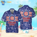 Chicago Cubs Major League Baseball Print Flower - Adult & Kids T-Shirts, Sweatshirts & Hoodies apparel design preview 1