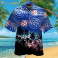 Chicago Cubs Short Sleeve Tropical Palm Trees - Adult & Kids T-Shirts, Sweatshirts & Hoodies apparel design preview 1