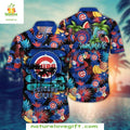 Chicago Cubs Hawaiian Tropical Summer Vibes Baseball - Adult & Kids T-Shirts, Sweatshirts & Hoodies apparel design preview 1