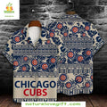 Chicago Cubs Hawaiian African Pattern Stylish - Adult & Kids T-Shirts, Sweatshirts & Hoodies apparel design preview 1