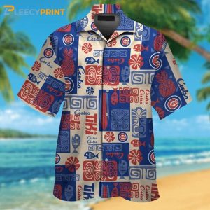 Chicago Cubs Tribal Tiki Hawaii Tropical Hawaiian - Adult & Kids T-Shirts, Sweatshirts & Hoodies apparel design preview 1