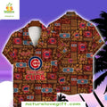 Chicago Cubs Hawaiian MLB Tribal Tribute Baseball - Adult & Kids T-Shirts, Sweatshirts & Hoodies apparel design preview 1