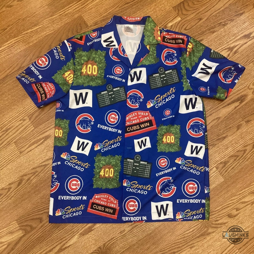 Chicago Cubs Wrigley Field Hawaiian Stadium Giveaway - Adult & Kids T-Shirts, Sweatshirts & Hoodies apparel design preview 1