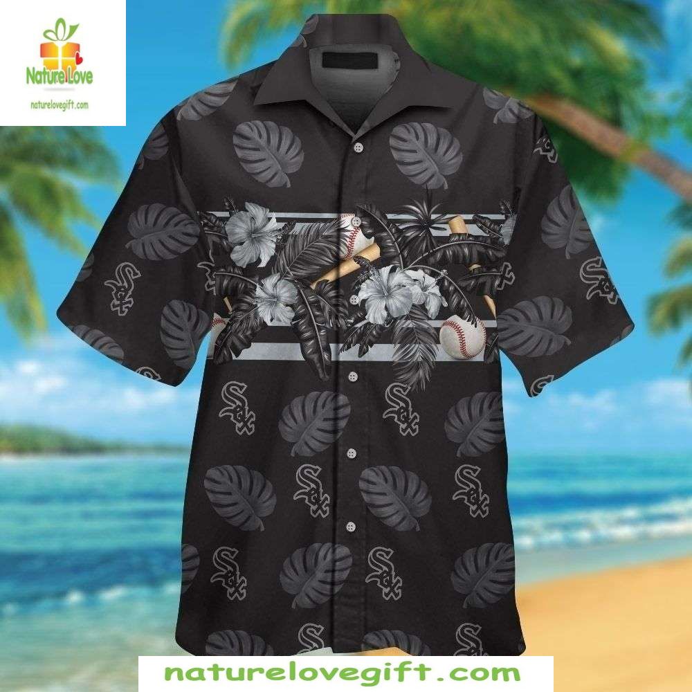 Chicago White Sox Hawaiian MLB Baseball Aloha - Adult & Kids T-Shirts, Sweatshirts & Hoodies apparel design preview 1