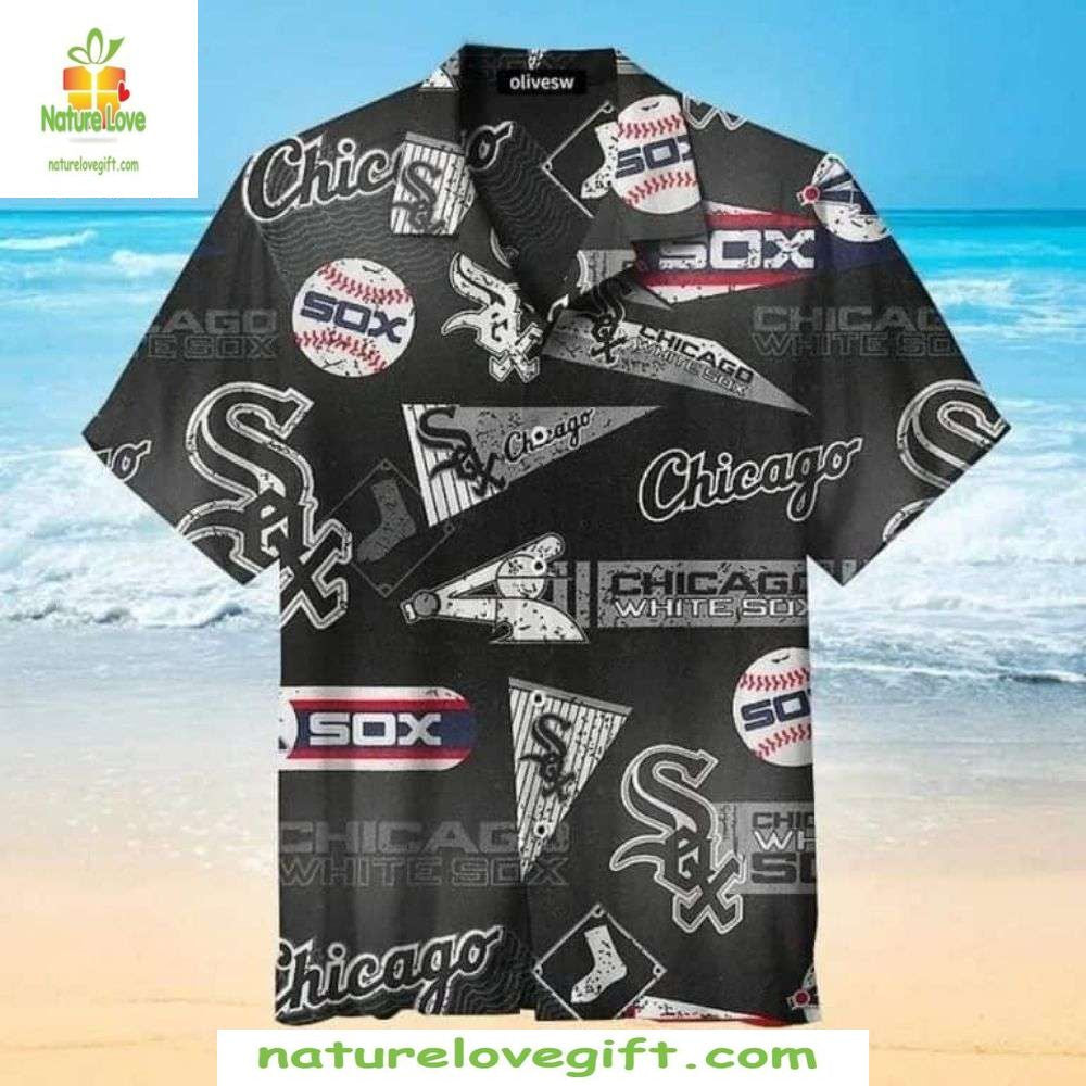 MLB Chicago White Sox Hawaiian Classic Baseball - Adult & Kids T-Shirts, Sweatshirts & Hoodies apparel design preview 1