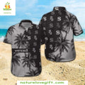 Chicago White Sox Hawaiian Gray Palm Silhouette - Adult & Kids T-Shirts, Sweatshirts & Hoodies apparel design preview 1